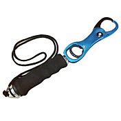 Aviation Aluminum Big Game Lip Gripper Fiske Tool med Scale