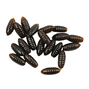 Di plastica a forma di Maggot Fishing Lure (20 PICS / confezione)