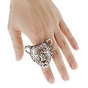 Uthulte Leopard Face Diamond-stud Ring