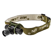 Piccolo sole T02 zoom a fuoco regolabile 3-mode Cree Q5 LED fari (3W, 200lm, 1xAA)