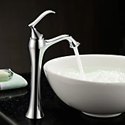 saupoudrez ® par LightInTheBox - laiton massif chromé Centerset mitigeur lavabo robinet (hauteur)