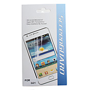 Protector de pantalla transparente Protector con paño de limpieza para HTC G21