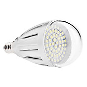 E14 4W 60x3528 SMD 300-320LM 6000-6500K Luz Natural White LED Bulb Bola (110V/220V)