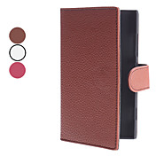 PU Funda de cuero con soporte y ranura para tarjetas de Nokia Lumia 920