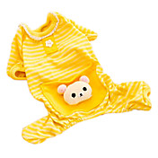 Lovely Bear shirt style rayure avec Pantalons pour chiens (couleurs assorties, XS-XL)