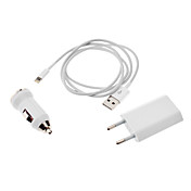 3-in-1 Lightning Adapter to USB Data and Charging Cable for iPhone 5