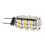G4 1.5W 25x3528 SMD 120-140LM ​​3000-3500K Blanc chaud Ampoule de maïs LED (12V)