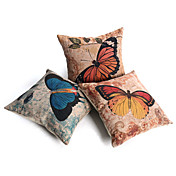 Conjunto de 3 País fronha borboleta decorativa