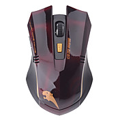 Professionel 2.4G Wireless Red Spil Mouse (800/1200/1600DPI)