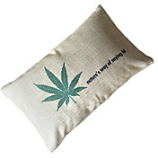 palavra algodão / linho fronha decorativo da natureza