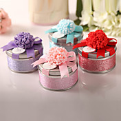 Favor Tin With Ribbon Bow - Set of 6 - (More Colores)