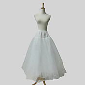 Nylon Ball Gown Full Gown 4 Tier gulvlang Slip Style / Wedding Petticoats