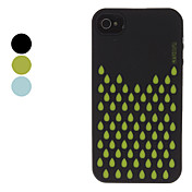 GESHIFA Custodia modello goccia di pioggia morbida per iPhone 4/4S (colori assortiti)