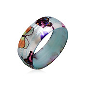 Beautiful Resin Round Bangles Women's Bracelet
