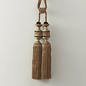 Classic Rayon Brown Tassel (ett par)