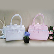 Handmade Pure Color PU-Leder Land Lolita Bag with Bow