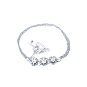 Delicate Alloy Women's Fashion/Party Belt With Flowers And Crystal (More Colors)