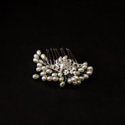 Fashion Alloy Met Hair Pearl Women's Kammen