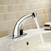 in ottone massiccio lavandino rubinetto del bagno con sensore automatico (a freddo)