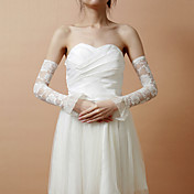Lace Fingerløse Elbow Længde Bryllup / Fashion Handsker