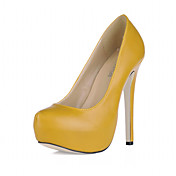 Vakre Leatherette Stiletto hæl pumper Parti / Evening Sko (Flere farger)