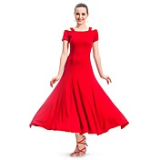 viscose dancewear danse moderne robe pour les dames des couleurs plus