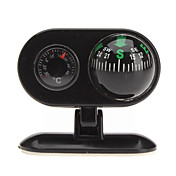 Car 2-in-1 Compass Thermometer Guide Ball