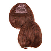 100% Indian Remy Hair 6" Natural Straigh Clip In Bangs Hair Extensions 26 Colors To Choose