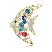 Beautiful Alloy With Rhinestones / Crystal Brooch (More Colors)