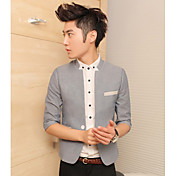 Mænds Half Sleeve Ramie Cotton Blazer