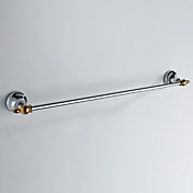Contemporary Style Chrome Finish Wall Mounted Zinc Alloy Einzel Handtuchhalter