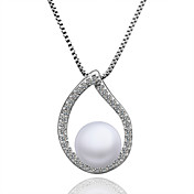 Cuprum moda con Collane Cubic Zirconia / Pearl Donna
