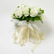 Elégant Forme Ronde Ivoire Bridal Wedding Bouquet