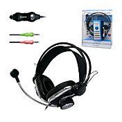 OVLENG Over-Ear-Kopfhörer für PC mit Mikrofon OV-L201MV