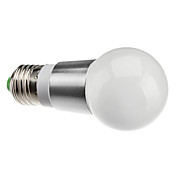 E27 3W 240-270LM 6200-6500K Natural White Light LED Ball Bulb (85-265V)