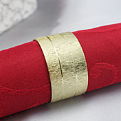 Set of 6 Pieces Round Metal Iron Napkin Rings