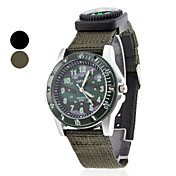 Tejido Unisex reloj de cuarzo de pulsera analógico (colores surtidos)