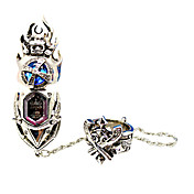 Cosplay Ring Inspired by Reborn! Ten Years Later Kyoya Hibari Purple Joiner Ring
