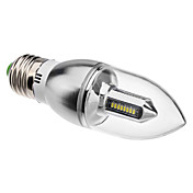E27 4W 32x3014SMD 450LM 6000-6500K Natural White Light Golden Shell LED Candle Bulb (85-265V)