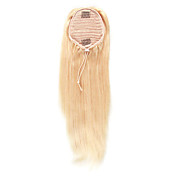 100% Indian Remy Hair 18" Silky Straigh Ponytail Hair Extensions With Combs 26 Colors To Choose