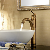 antique robinet inspirée lavabo - fini laiton antique