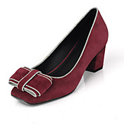 Suede Chunky Heel pumper med bowknot Party / Evening Sko (Flere farger)