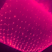 120-luz LED String de color rosa de la boda decoración (1,5 x 1,5 m, 220v)