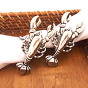 Set Of 6 Lobster Napkin Ring