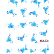 5PCS Wasser Transfer Printing Nail Stickers NO.13 Multi-Pattern