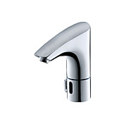 contemporanea finitura cromo sensore termostatico mani libere lavandino rubinetto del bagno (caldo e freddo)