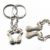 Porte-clés personnalisé - Pieds (Lot de 6 paires)
