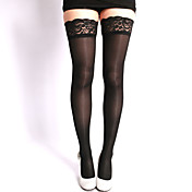 280D Spandex with Lace Sheer Tights