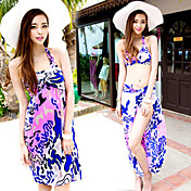 Kvinder Ocean Style Print Bikini Set