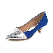 Elegant Leatherette Low Heel Pumps With Split Joint Party/Evening Shoes (More Colors)